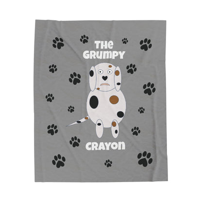 GC MERCH #2. The Grumpy Crayon Plush Blanket