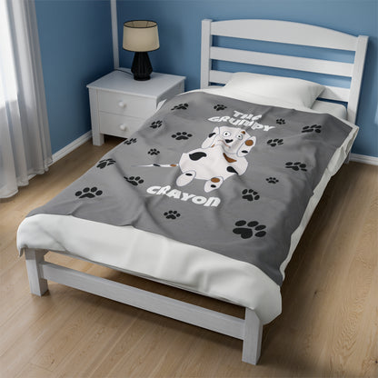 GC MERCH #2. The Grumpy Crayon Plush Blanket