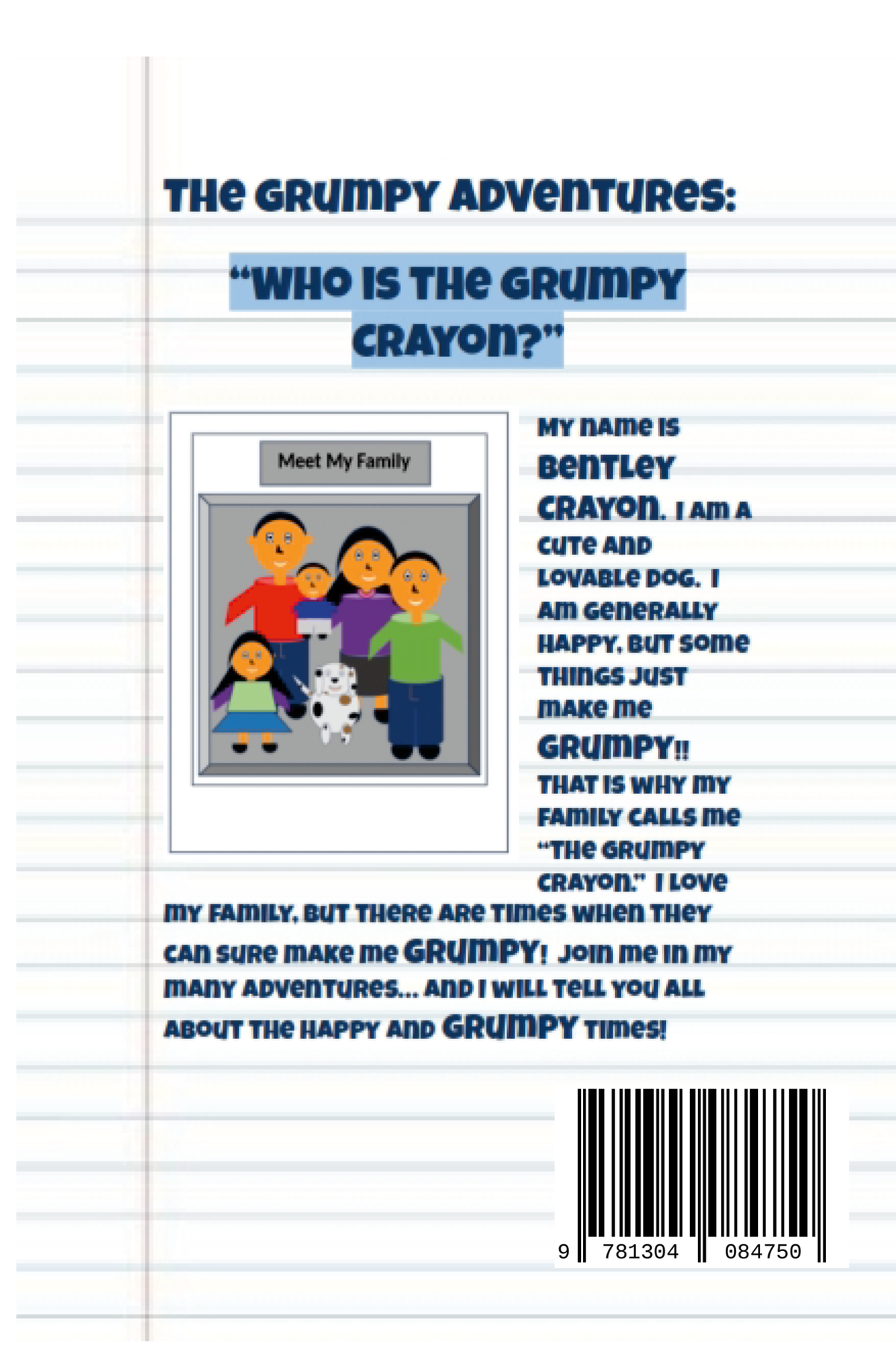 GC BOOK #1. Who is the Grumpy Crayon?